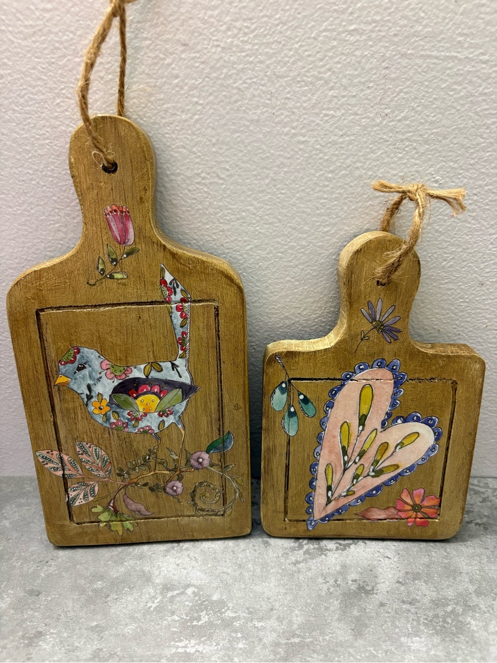 Small Wooden Cutting Board Decor
